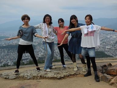 奨学生つどいで大文字山ハイキング行きました